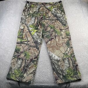Outfitters Ridge Pants Mens 2XL XXL Brown Green Fusion 3D Camo Hunting 44x33‎